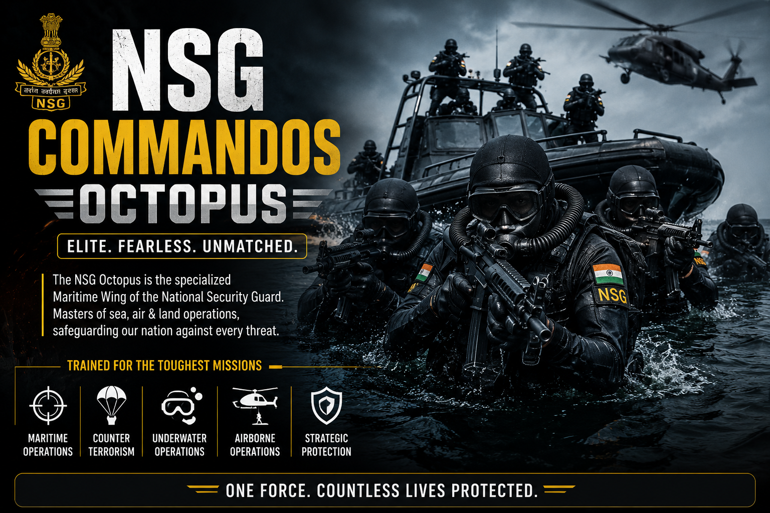 NSG Commandos Octopus Ibrahimpatam